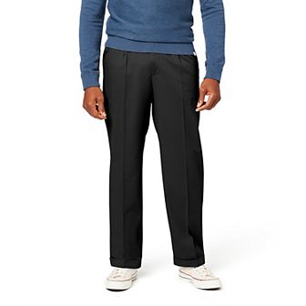Men's Dockers® Relaxed Fit Comfort Stretch Pleated Cuffed Khaki Pants