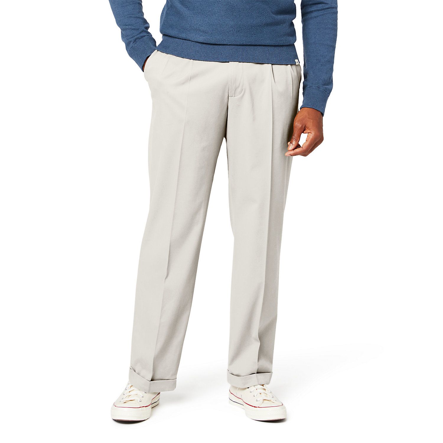 mens stretch khaki pants