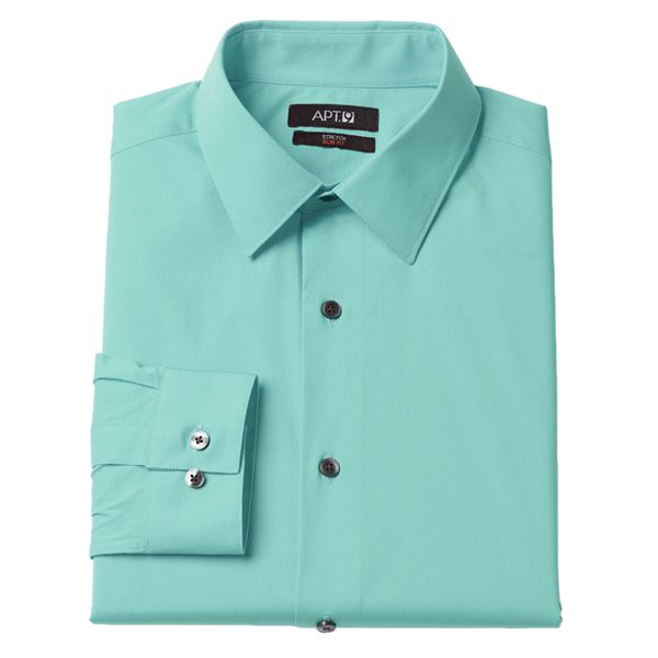Men's Apt. 9® ExtraSlim Fit Solid Stretch SpreadCollar Dress Shirt
