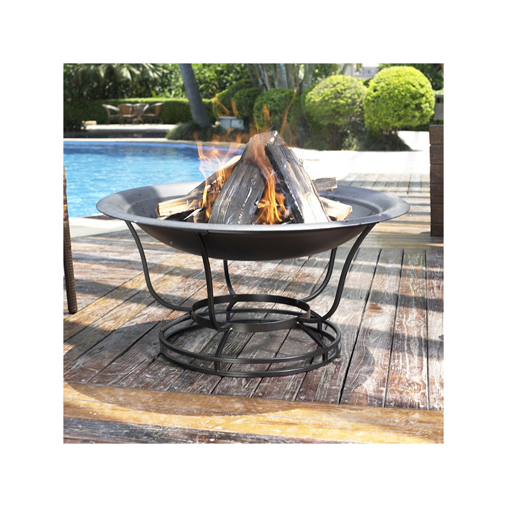 Buckner Fire Pit, Black
