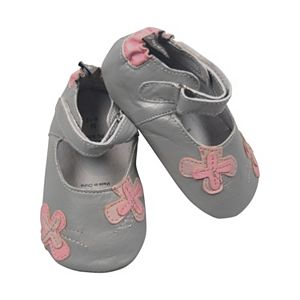 Tommy Tickle Floral Mary Jane Crib Shoes - Baby Girl