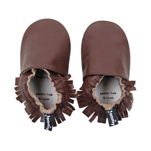 Tommy Tickle Moccasin Crib Shoes - Baby Girl