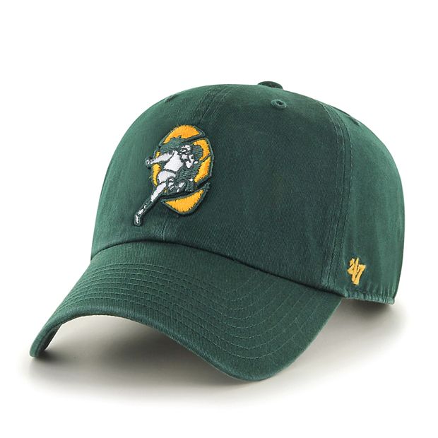 47 Brand / Men's Green Bay Packers Clean Up Adjustable Green Hat