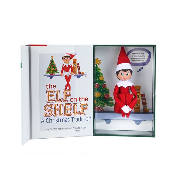 The Elf on the Shelf®: A Christmas Tradition Book & Blue-Eyed Girl Scout Elf