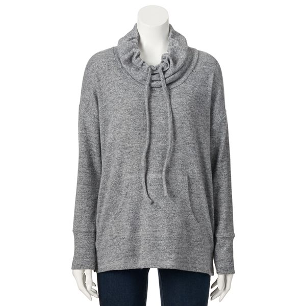 Women's Sonoma Goods For Life® Cowlneck Tunic Sweatshirt
