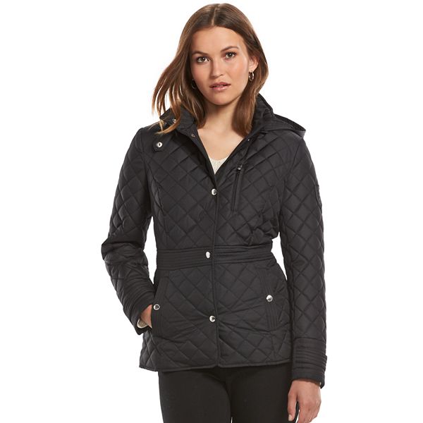 Women's Chaps Hooded Quilted Jacket