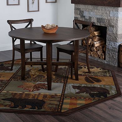 KHL Rugs Colorblock Wildlife Lodge Rug