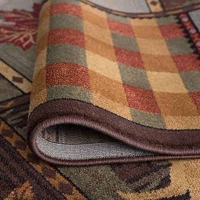 KHL Rugs Colorblock Wildlife Lodge Rug