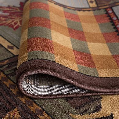 KHL Rugs Colorblock Wildlife Lodge Rug