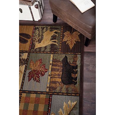 KHL Rugs Colorblock Wildlife Lodge Rug