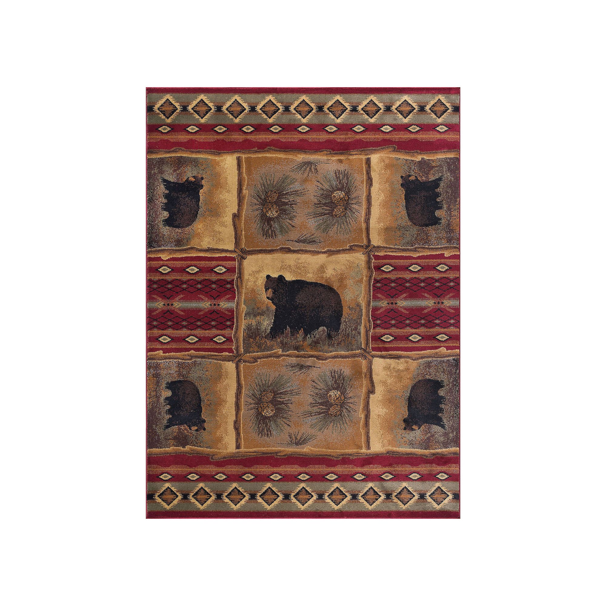 KHL Rugs Nature Sierra Lodge Rug, Red