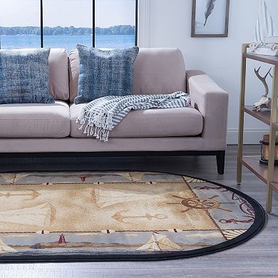 KHL Rugs Nature Seashore Nautical Lodge Rug