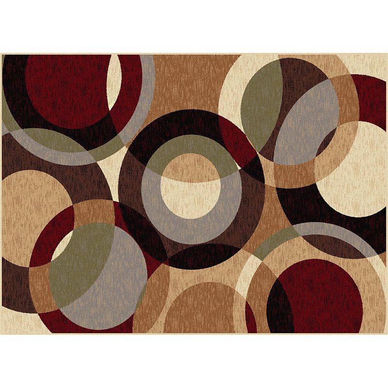 KHL Rugs Festival Verona Geometric Rug, Multicolor, 8X10 Ft