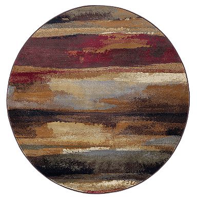 KHL Rugs Dakota Contemporary Abstract Multi-Color Area Rug