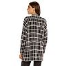 ELLE™ Grid Lurex Sweater Jacket - Women's