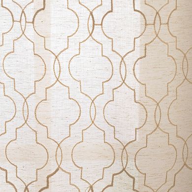 EFF Saida Embroidered Sheer Window Curtain