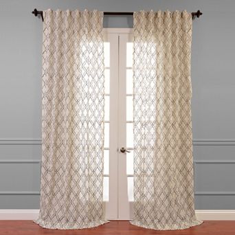 EFF Saida Embroidered Sheer Window Curtain
