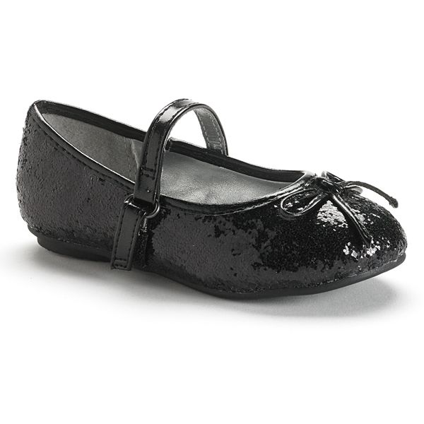 New Girls Toddlers Kids Jumping Beans Mary Jane Flat 73277 Black 129L tj 