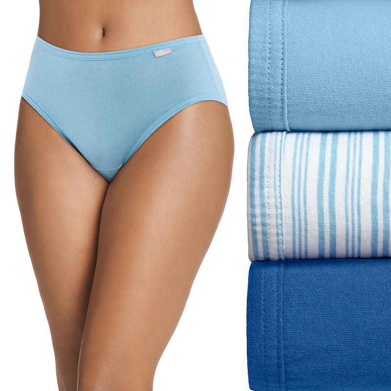 Women's Jockey® Elance 3-Pack Hipster Panty Set 1488, Size: 7, Boardwalk Stripe