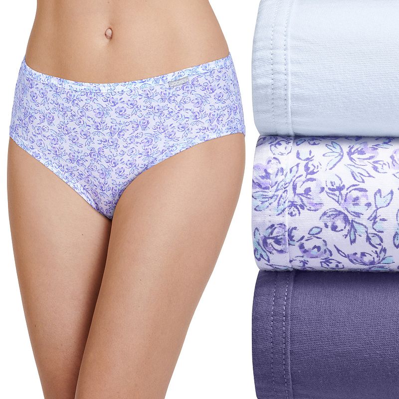 Women's Jockey® Elance 3-Pack Hipster Panty Set 1488, Size: 5, Boquet Bloom