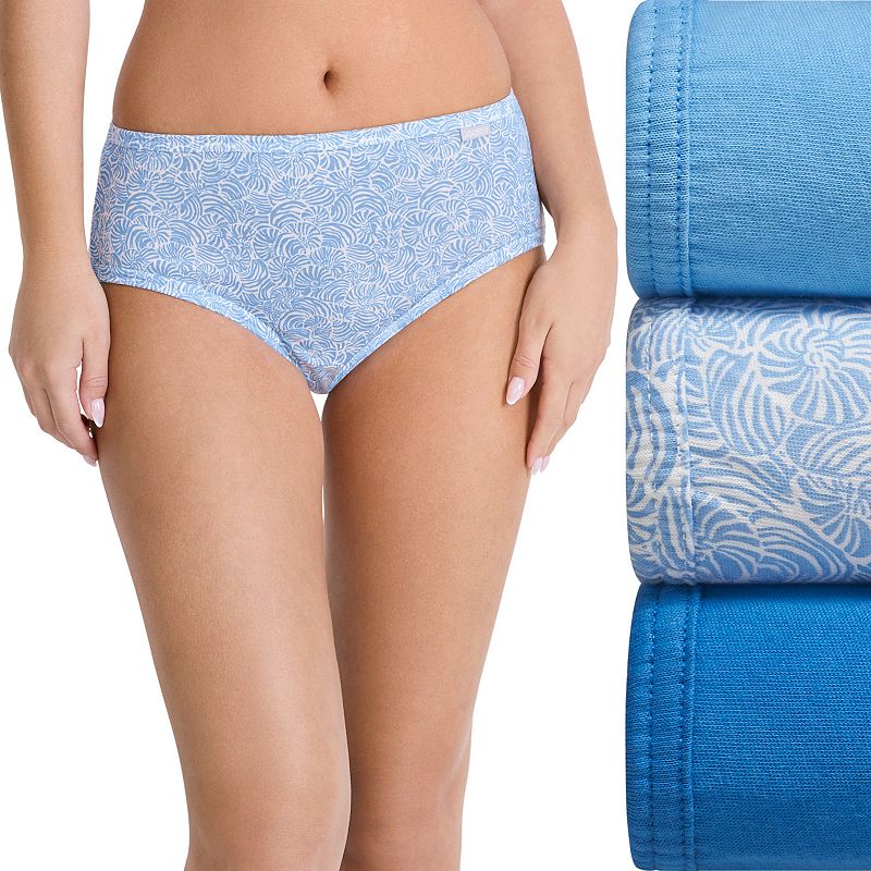 Women's Jockey® Elance 3-Pack Hipster Panty Set 1488, Size: 5, Spiraling Shells