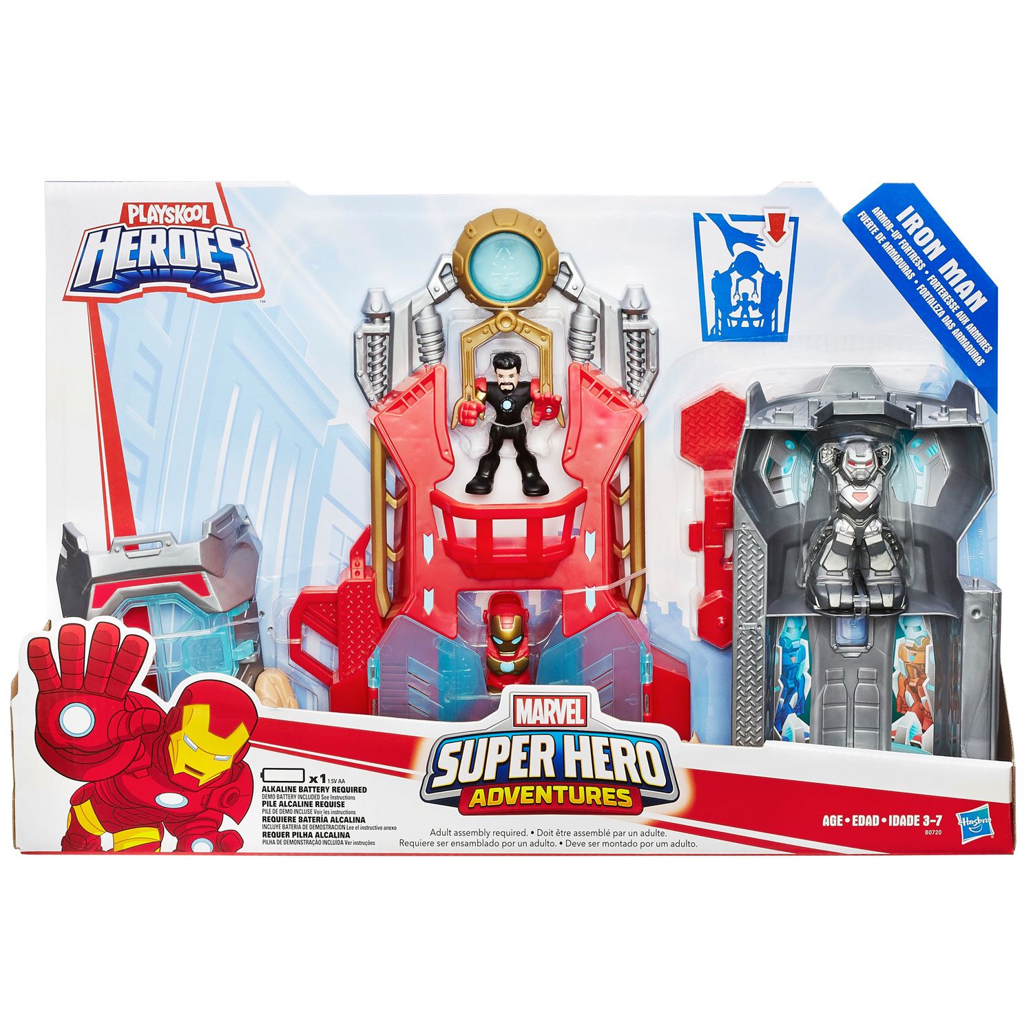 imaginext iron man playset