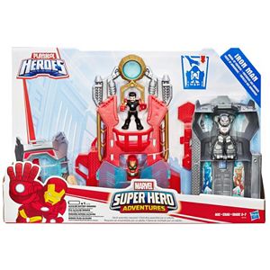 Playskool Heroes Marvel Super Hero Adventures Iron Man Armor-Up Fortress by Hasbro