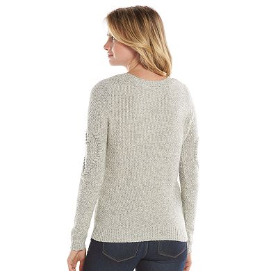 Women's LC Lauren Conrad Textured Crewneck Sweater