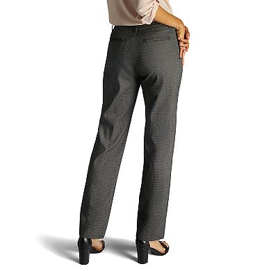 Petite Lee Relaxed Fit Straight-Leg Twill Pants