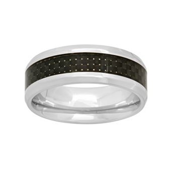 Steel Nation Stainless Steel & Carbon Fiber Band - Men