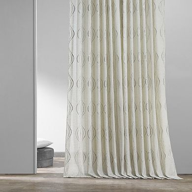 EFF Suez Embroidered Sheer Window Curtain