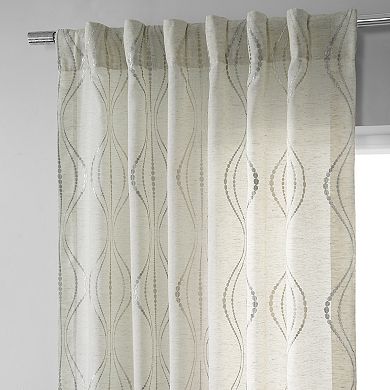 EFF Suez Embroidered Sheer Window Curtain