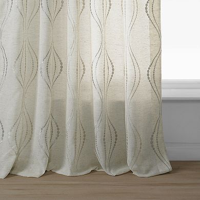 EFF Suez Embroidered Sheer Window Curtain