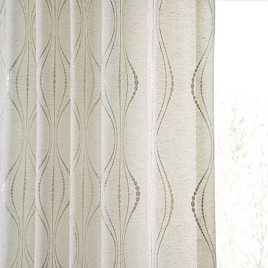 EFF Suez Embroidered Sheer Window Curtain