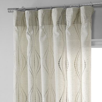 EFF Suez Embroidered Sheer Window Curtain