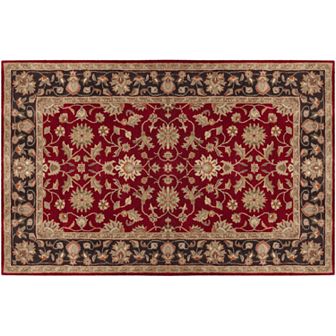 Artisan Weaver Pawnee Floral Framed Wool Rug