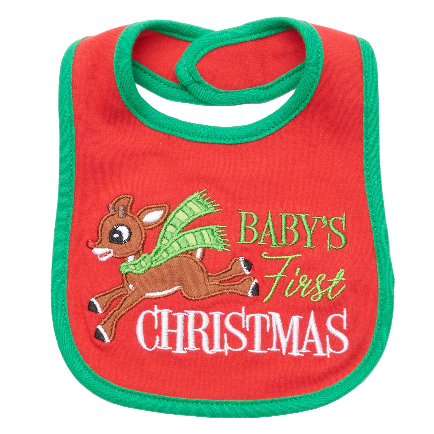 baby's 1st christmas bib