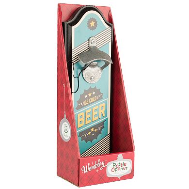 Wembley "Ice Cold Beer" Sign With Bottle Opener