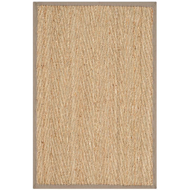 Safavieh Natural Fiber Bridgehampton Seagrass Rug, Multicolor, 6FT Sq