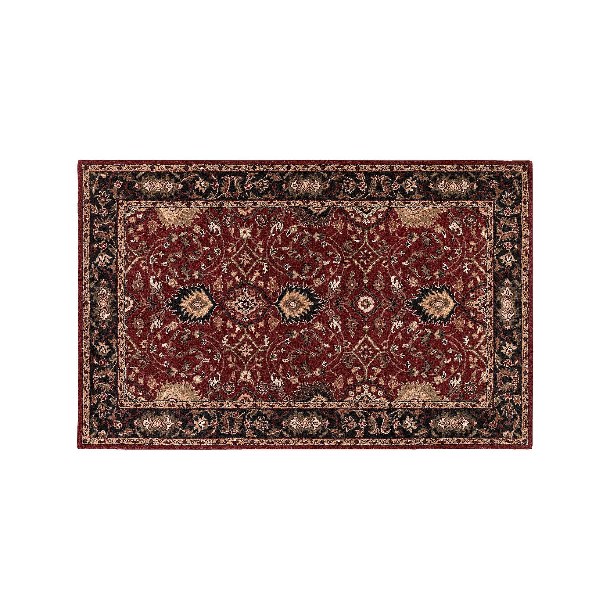 Artisan Weaver Ranchester Framed Wool Rug, Red