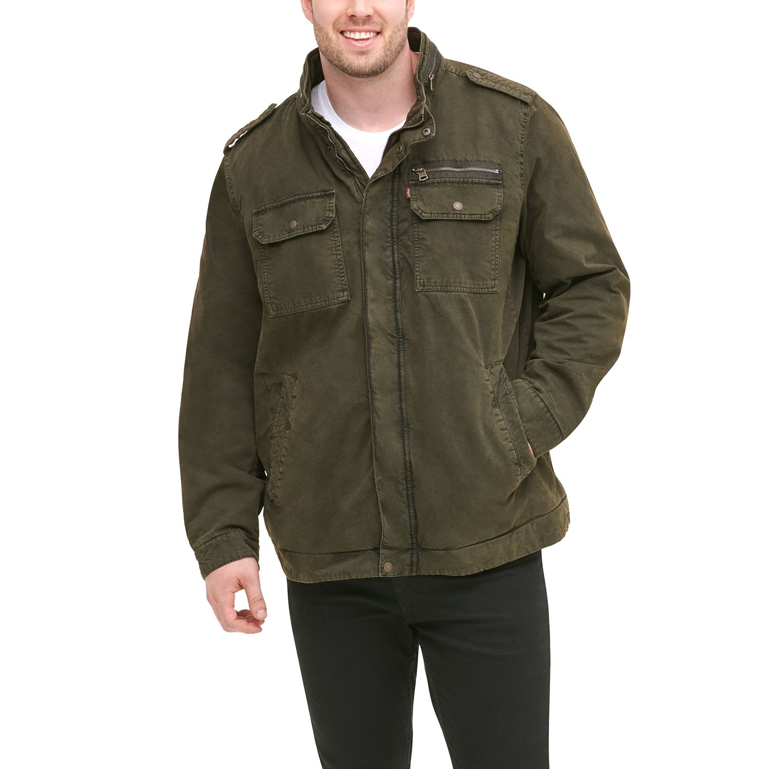 mens big and tall jean jacket
