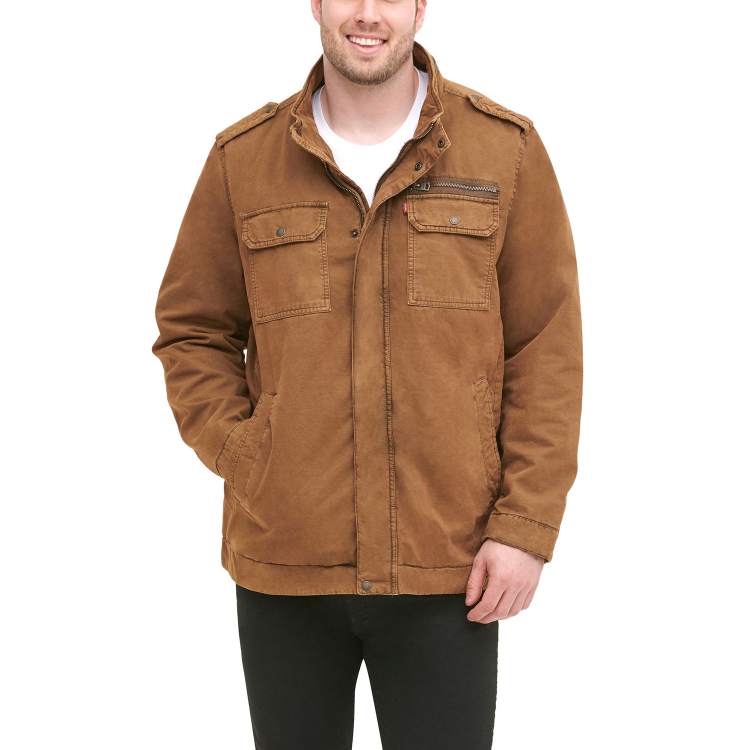 big and tall levi trucker jacket