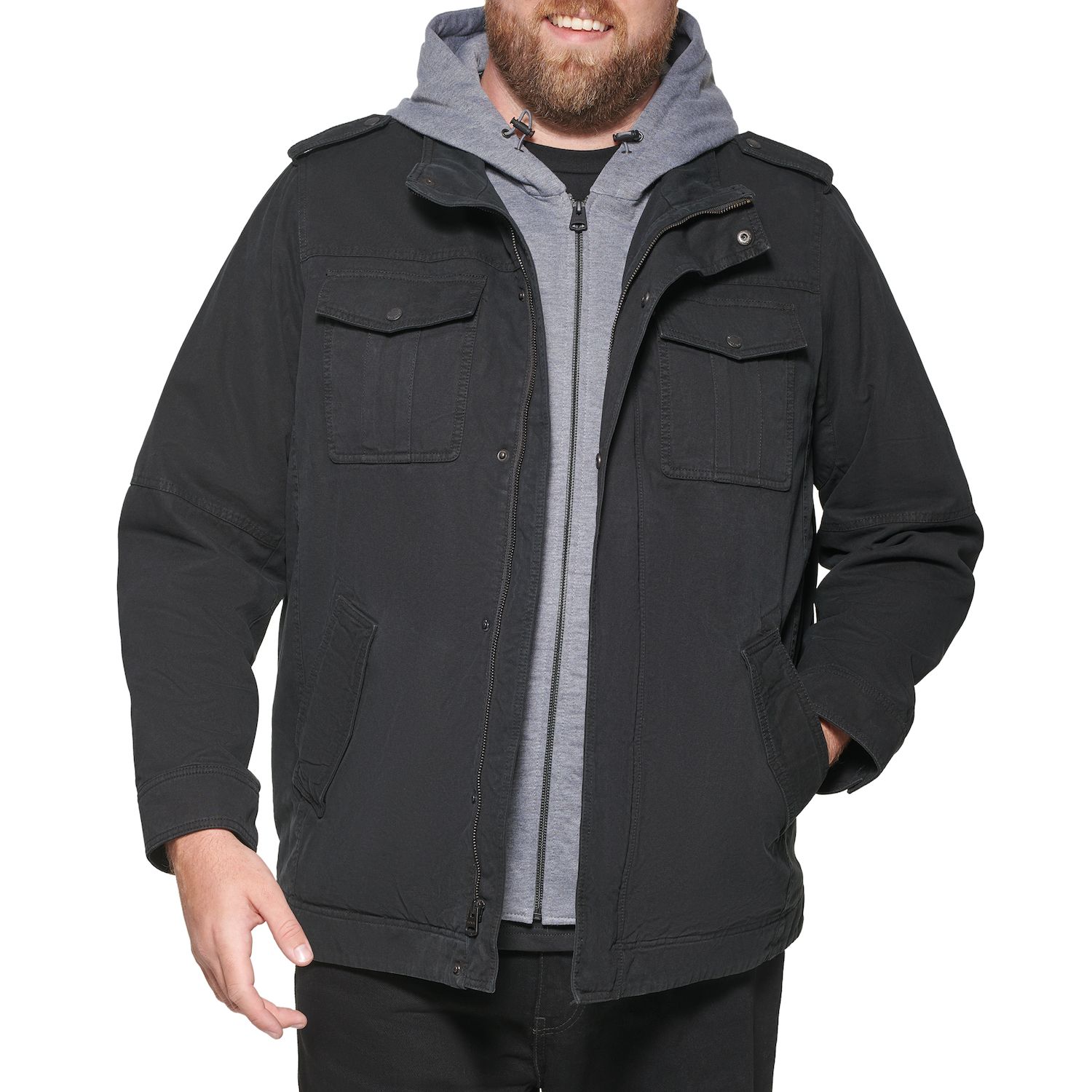 big and tall levi trucker jacket