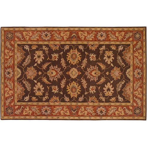Artisan Weaver Rock Floral Wool Rug