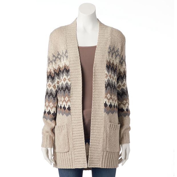 Women's Sonoma Goods For Life® Fairisle Cardigan