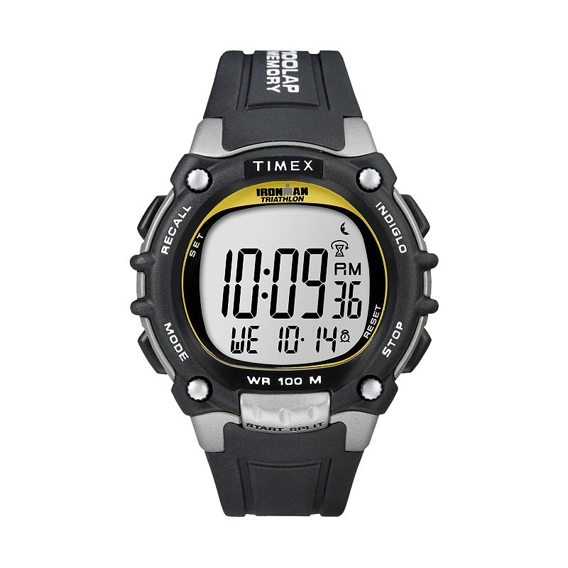 UPC 753048129713 product image for Timex® Men's Ironman Triathlon Digital Watch - T5E2319J, Black | upcitemdb.com