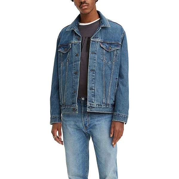 Levis Jeans Jacket Vans Shoes  Jean jacket outfits men, Mens