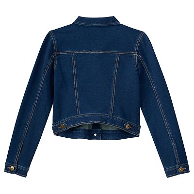 Girls 7 16 Plus Size Mudd Knit Denim Jacket