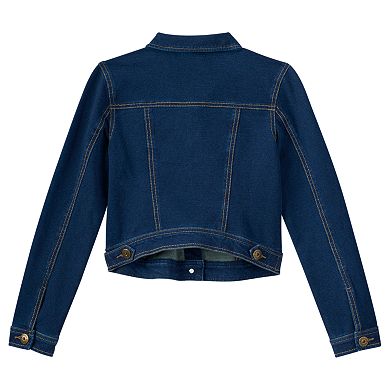 Girls 7-16 & Plus Size Mudd® Knit Denim Jacket