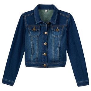 Girls 7-16 & Plus Size Mudd® Knit Denim Jacket